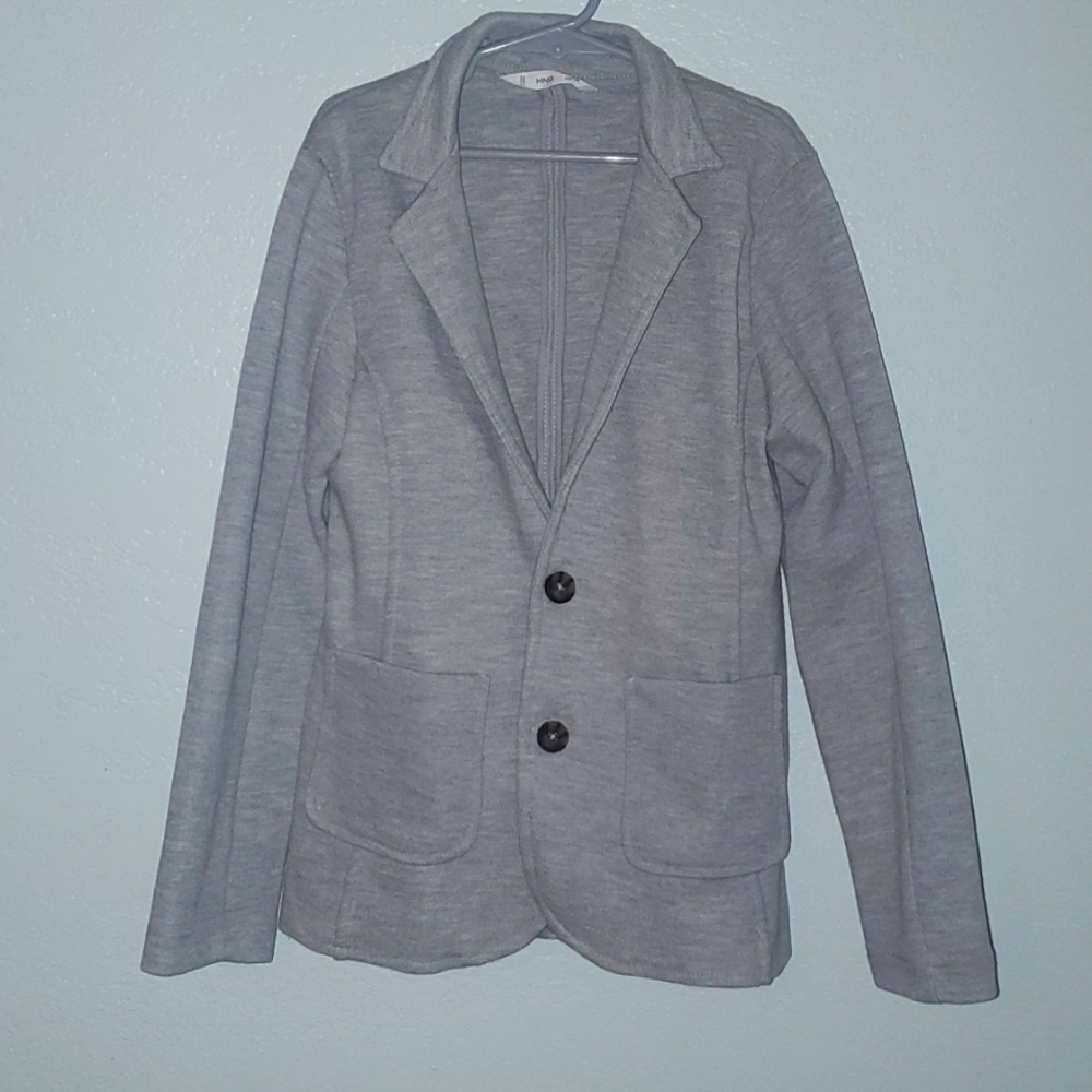 Mango Patch-Pocket Boys Blazer